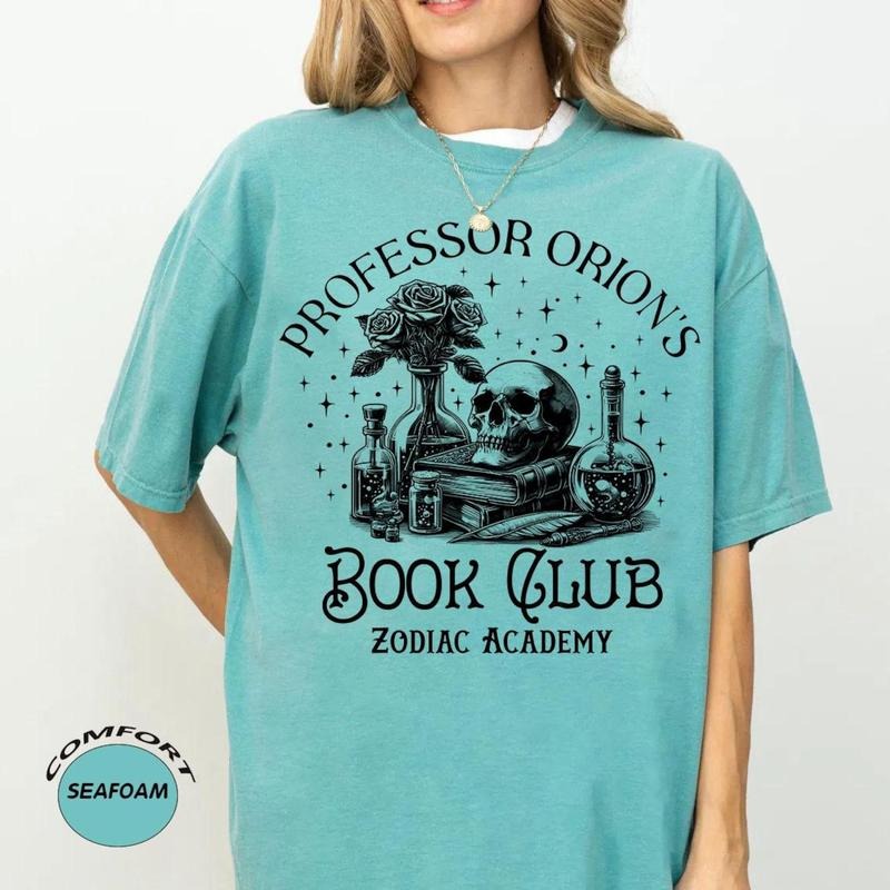 Professor Orion's Book Club Shirt, Zodiac Academy Sweatshirt, Gift For Book Lover, Zodiac Academy The Inner Circle Shirt,...