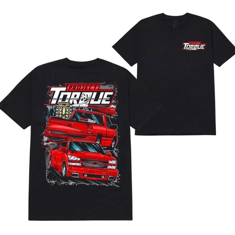 Project Torque Red Silverado Racing T-shirt Stylish Car Merch For Automotive Enthusiasts Hoodie, Sweatshirt | TeeBloomCo.com