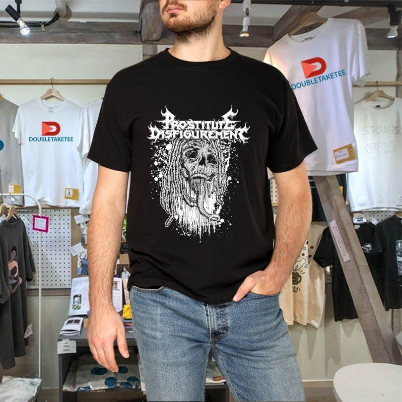 Prostitute Disfigurement Maggot Skull Shirts