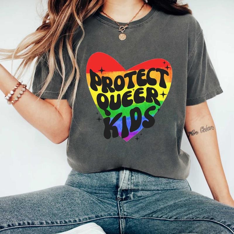 Protect Queer Kids Shirt, Protect Trans Kids, Non Binary Kids, LGBTQ Shirt, Equality Shirt, Pride Ally Shirt, Pride Month...