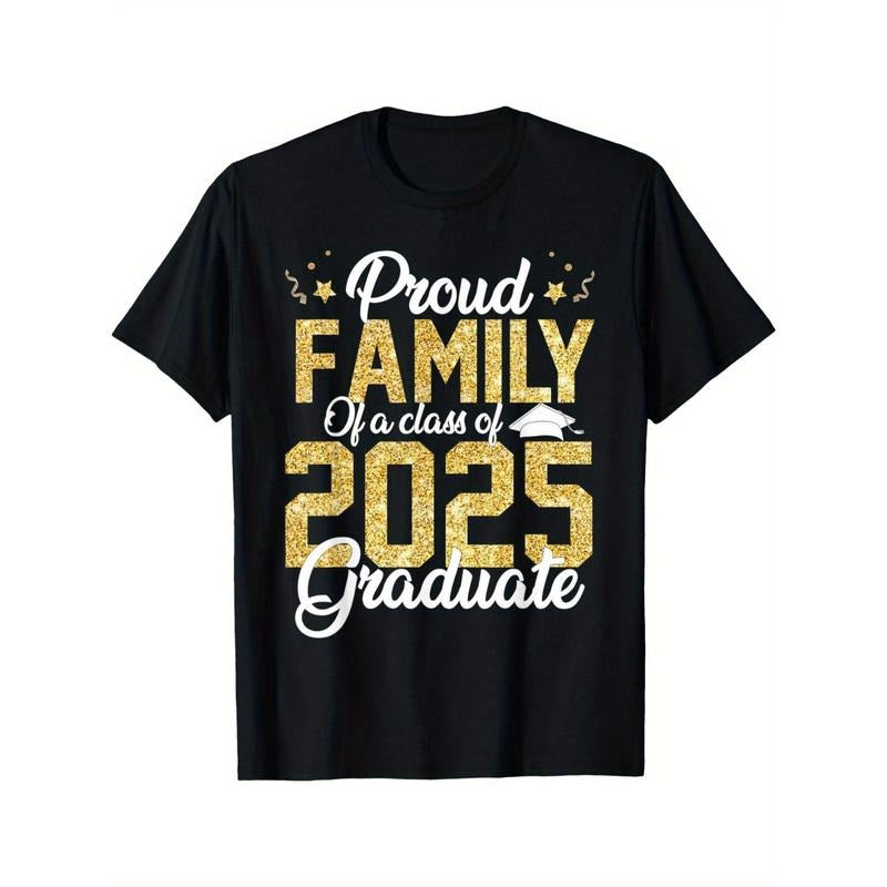 Proud Family of a Class of 2025 Graduate Men's Cotton T-Shirt
