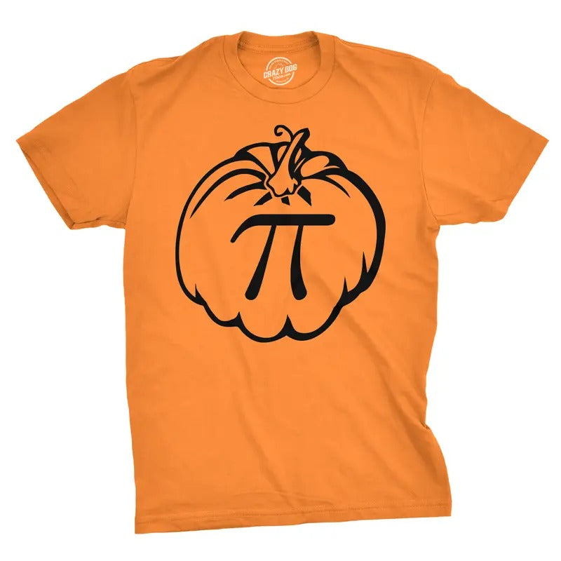 Pumpkin Pi T Shirt Funny Math Shirt Pie Tee Thanksgiving Fall Autumn T Shirt Mens Funny T Shirts Cool Tees Soft Stylish...