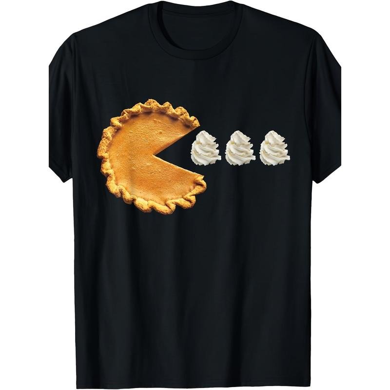 Pumpkin Pie Thanksgiving Day Men's Casual T-shirt Made in USA Hoodie, Sweatshirt | TeeBloomCo.com