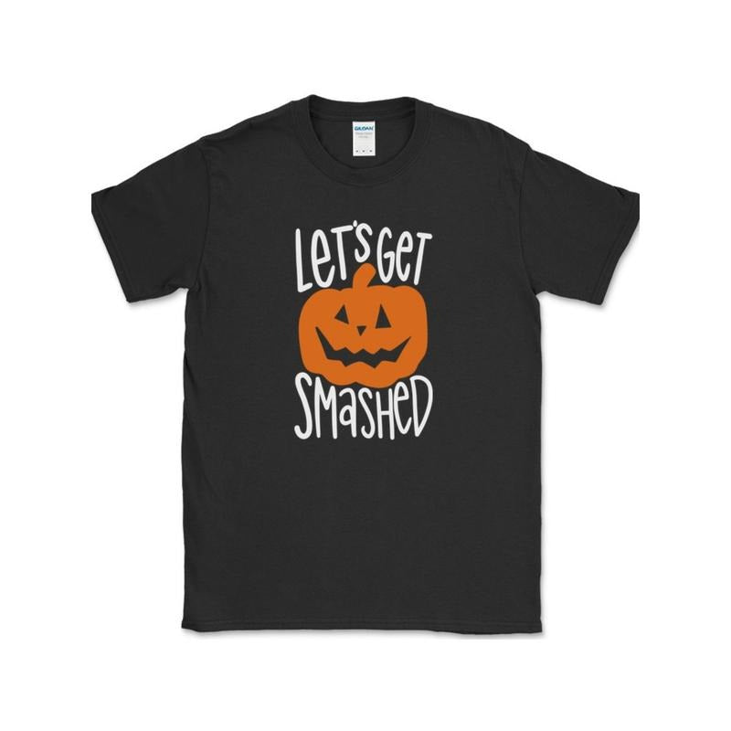 Pumpkin humorous letter pattern Trend Frontline Personalized Flat Print Men's T-shirt 100% cotton Comfort summer cool...