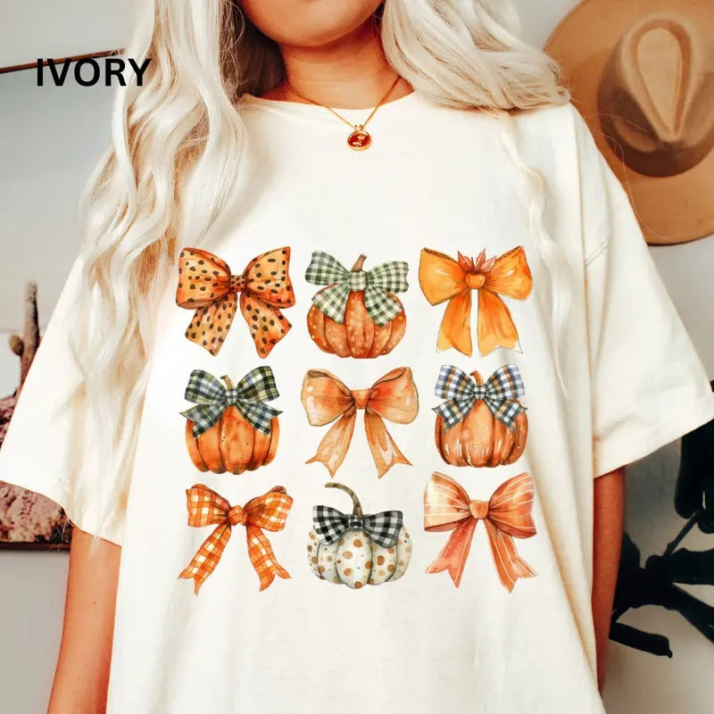 Pumpkins And Bows Shirt