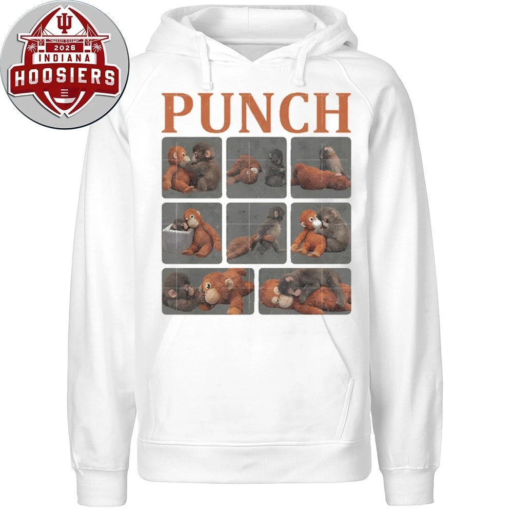 Punch Baby Monkey Hoodie T-Shirt