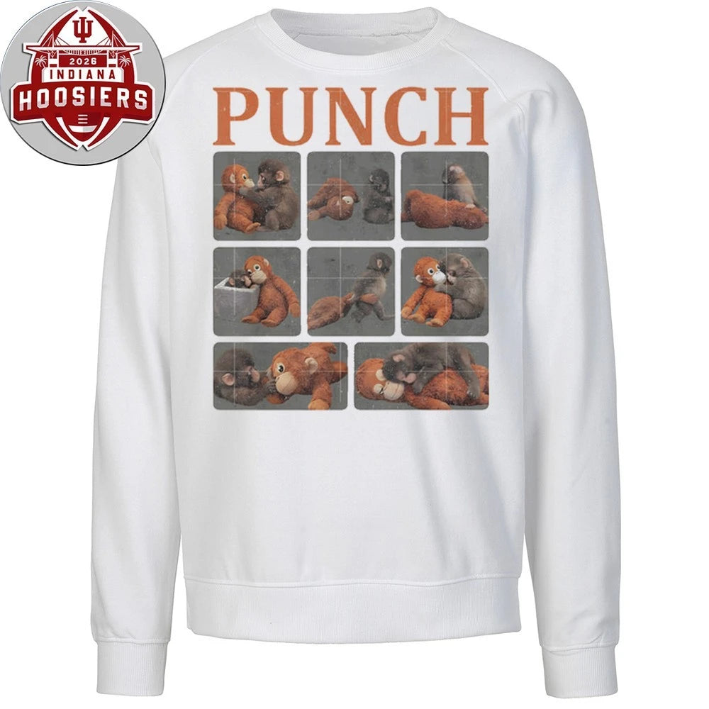 Punch Baby Monkey Hoodie T-Shirt