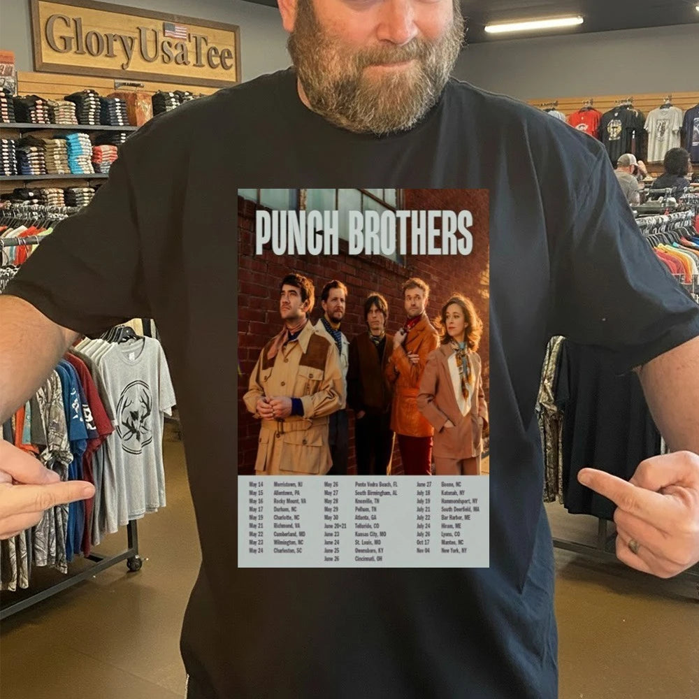 Punch Brothers Tour 2026 Poster Shirt