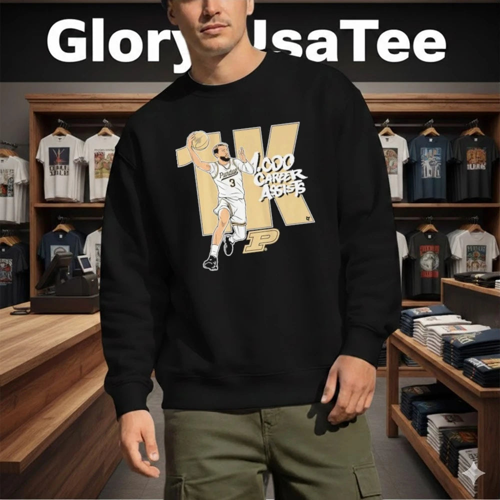 Purdue Basketball Braden Smith 1,000 Assists Shirt