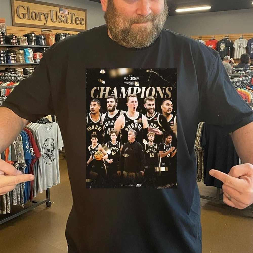Purdue Boilermakers Men’s Basketball 2026 Big Ten Tournament Champions Shirt