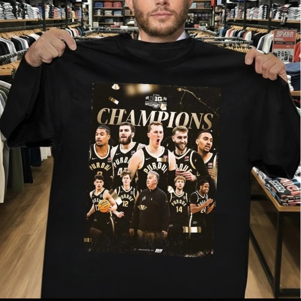 Purdue Boilermakers Men’s Basketball 2026 Big Ten Tournament Champions Shirt