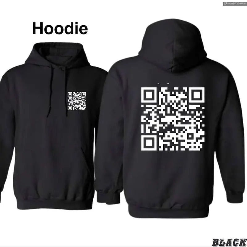 QR Code F.U Hoodie, Sweater, Tee Shirt, Funny Meme Joke Troll Gift, QR Code Sweatshirt, T-Shirt, Gift for all season ,...