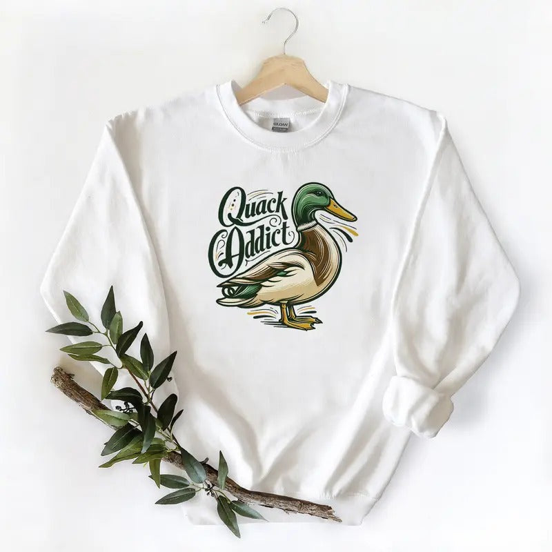 Quack Mallard Duck graphic tee T-shirt Sweatshirt Hoodie, Unisex lovers Wild Duck Hunting Season | TeeBloomCo.com