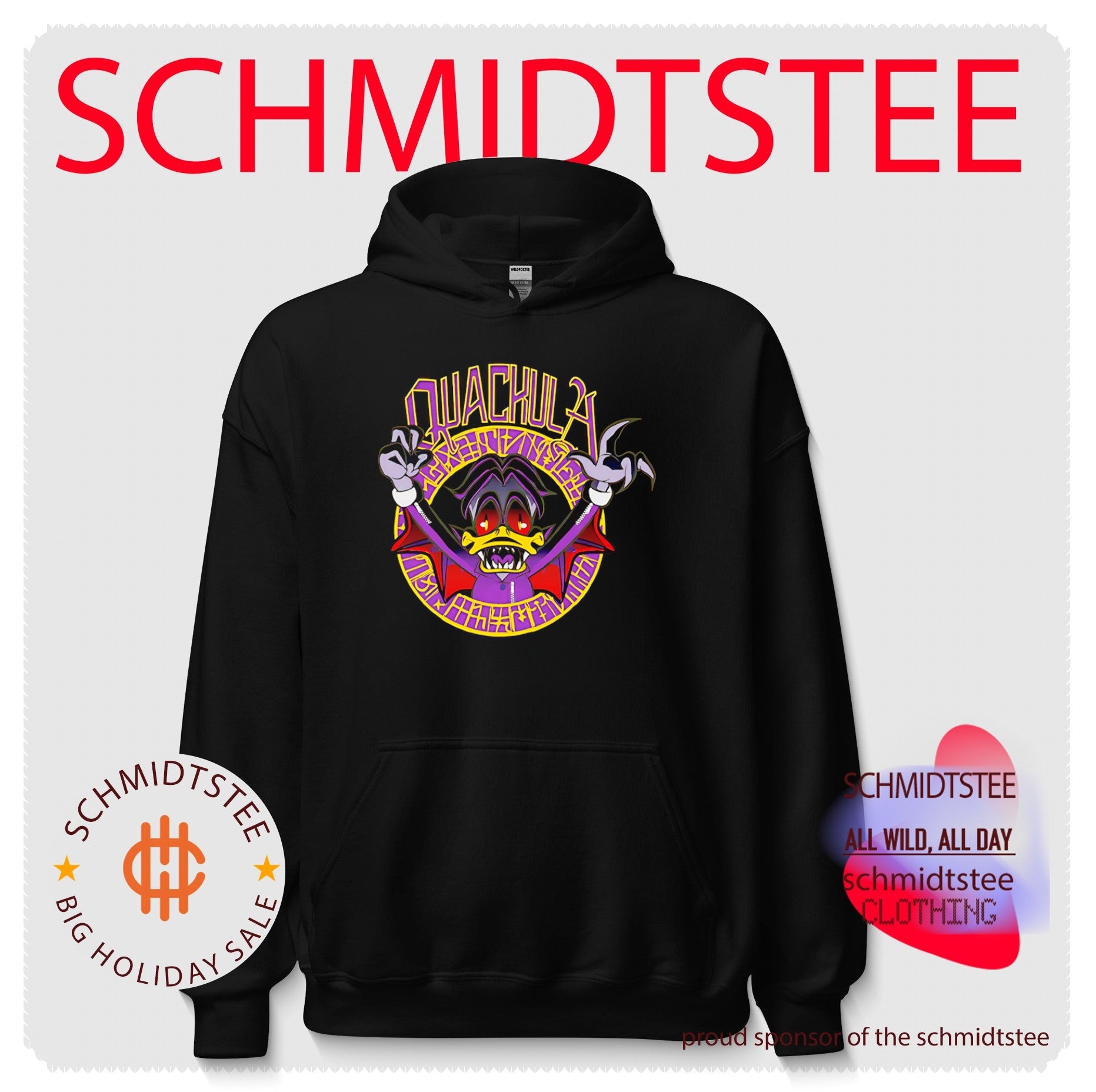 Quackula Vampire Duck Retro Horror shirt