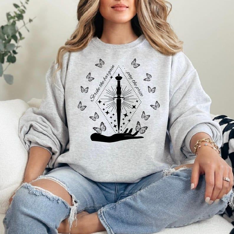Quicksilver Fantasy Crewneck Sweatshirt, Magical Book Lover Gift T-Shirts, Hoodie | TeeBloomCo.com