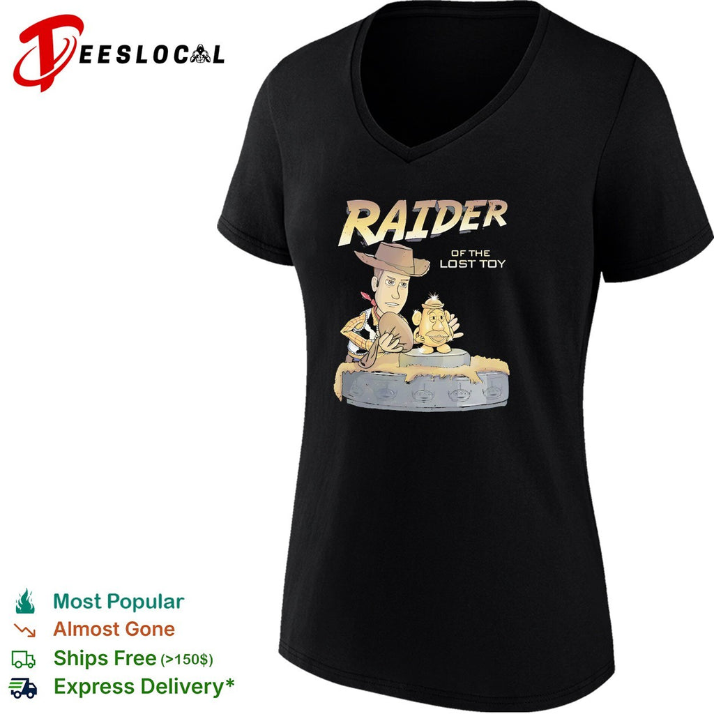 Raider of the lost toy Woody and Mr Potato Head Toy Story parody shirt