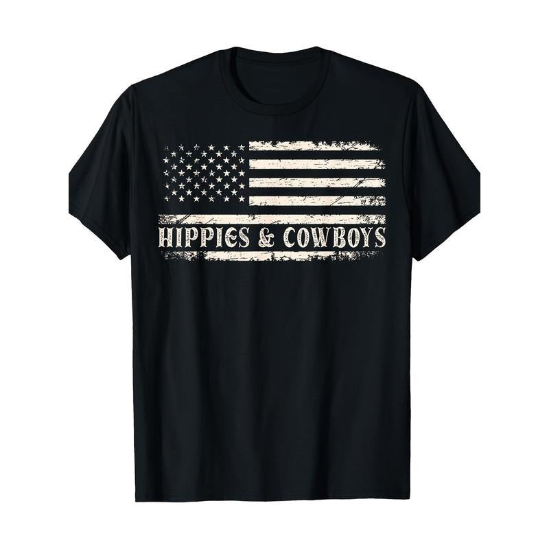 Raisin Hell With Hippies And Denim Country T-Shirt-220G made in usa Hoodie, Sweatshirt | TeeBloomCo.com