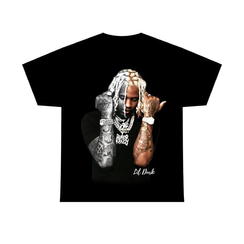 Rap Lil Durkkkk Tee Shirt, Gift Fans Tee Hoodie, Sweatshirt | TeeBloomCo.com