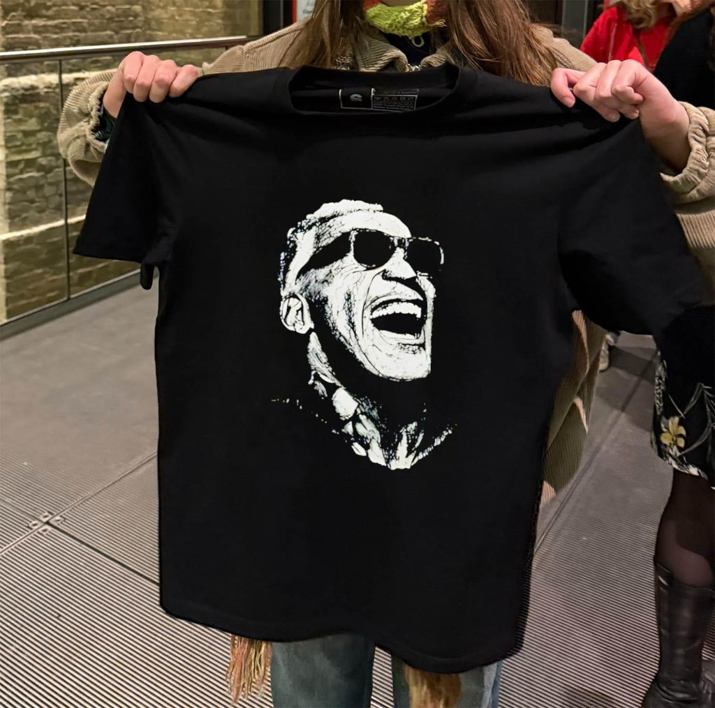 Ray Charles Soul Music Legend Black and White shirt