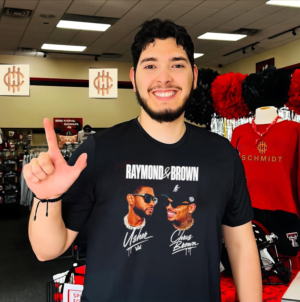 Raymond And Brown signature graphic shirt