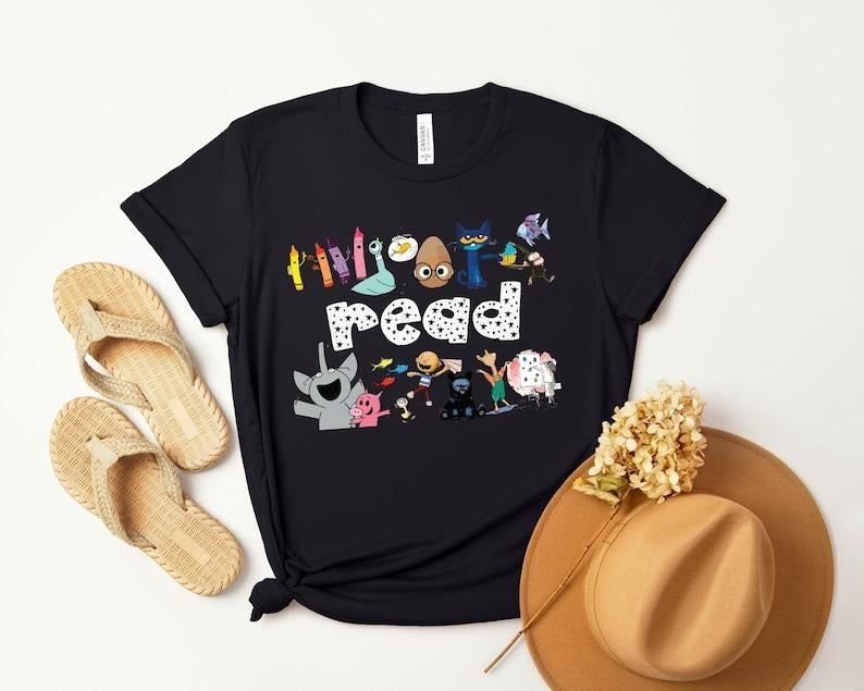 Read Children's Books Teacher T-Shirt, Teacher Life Shirt, Teacher Shirt, Kindergarten Shirt Gift For Teacher Hoodie,...