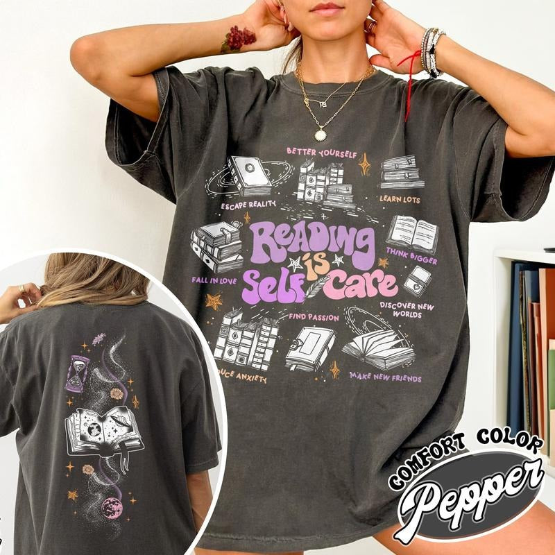 Reading Is Self Care Shirt, Reading Is Self-Care Shirt, Reading Is Self Care Shirt, Reading Is Self-Care, Book Shirt...