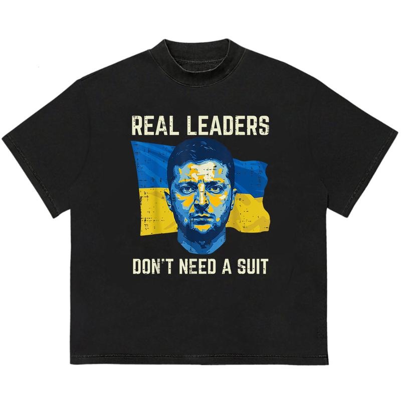 Real Leaders Dont Need Suit T-Shirt Essential Lightweight and Breathable Hoodie, Sweatshirt | TeeBloomCo.com