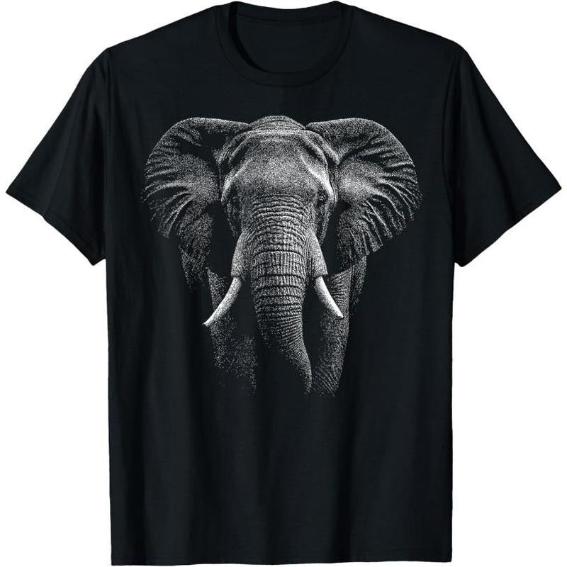 Realistic Elephant T-Shirt Made in USA Hoodie, Sweatshirt | TeeBloomCo.com