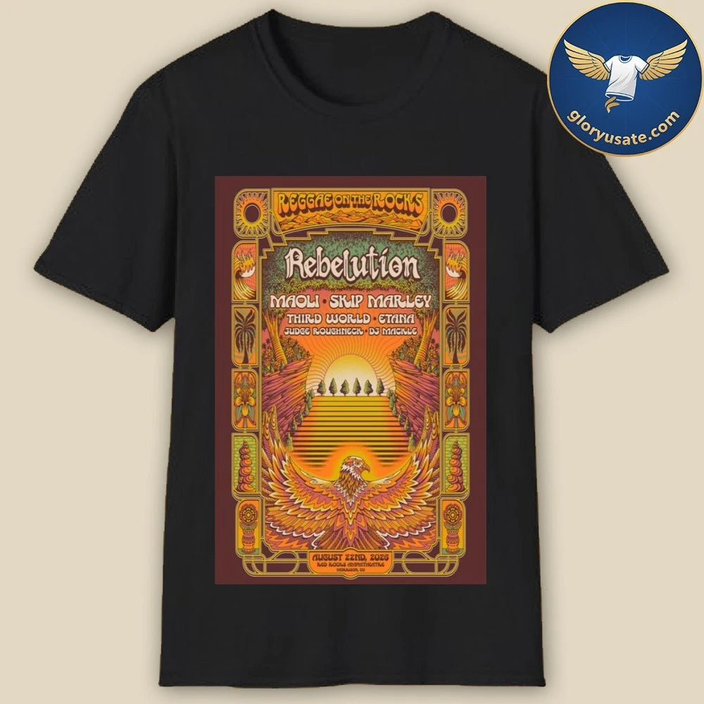 Rebelution Aug 22 2026 Red Rocks Amphitheatre Morrison CO Poster Shirt