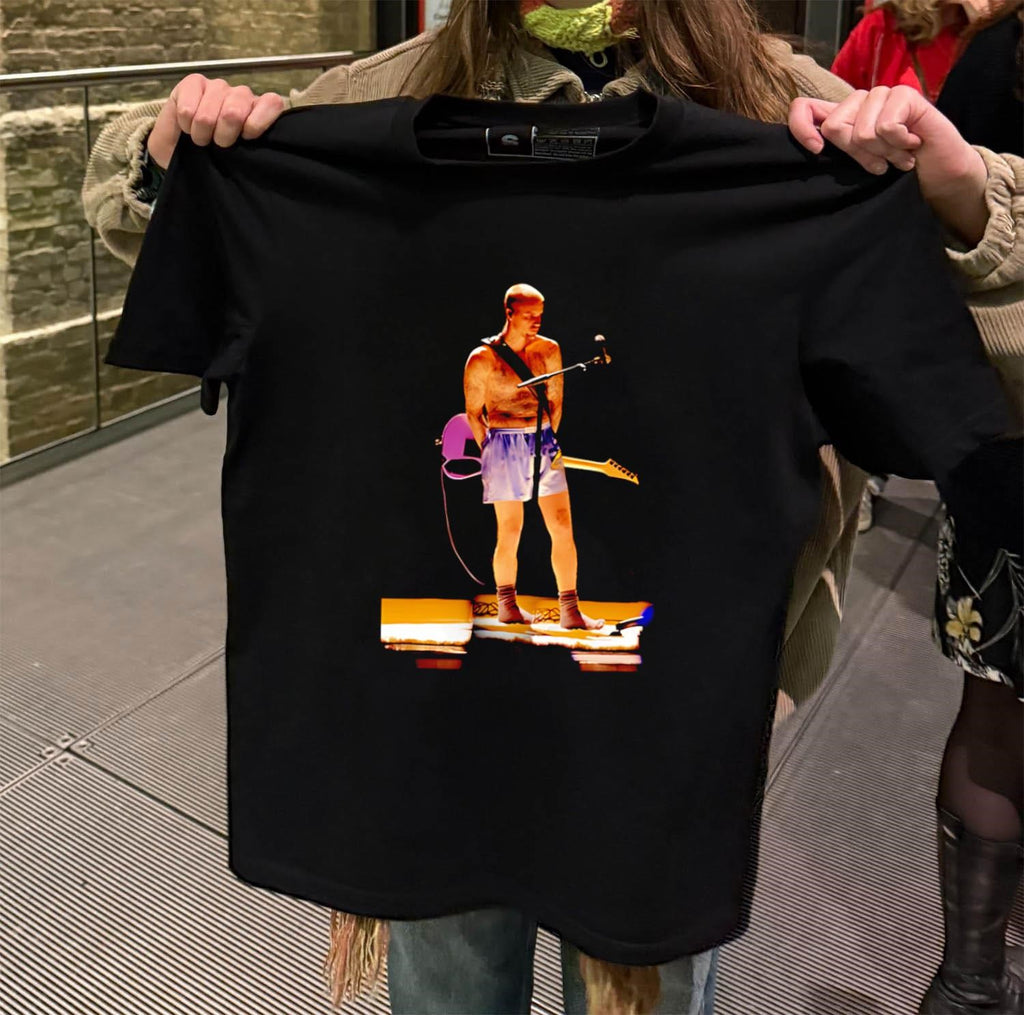 Red Hot Chili Peppers Flea Bass Guitar Performance Photo shirt