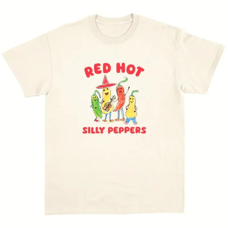 Red Hot Silly Peppers Shirt, Unisex Tshirt, gift for familly, gift for dad, trendy shirt Hoodie, Sweatshirt | TeeBloomCo.com