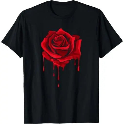 Red Melting Rose - Garden Gardener Botanist Flowers Rose T-Shirt Made in USA Hoodie, Sweatshirt | TeeBloomCo.com