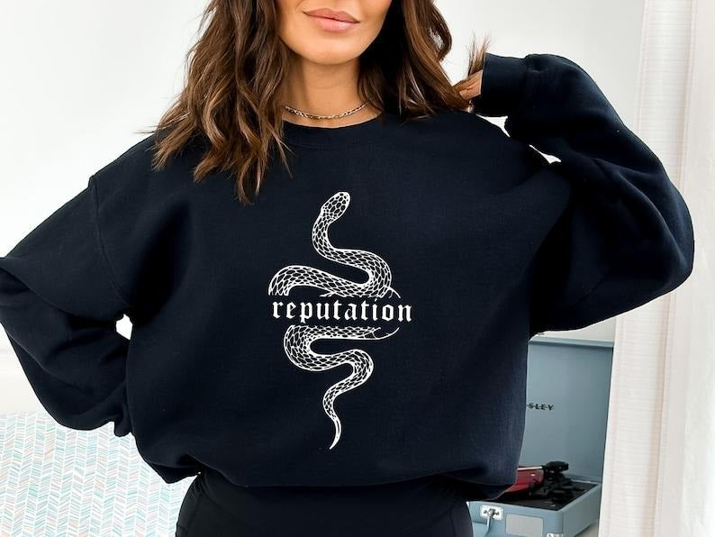 Reputation Snake Shirt and Sweatshirt, Rep Snake Shirt, Concert Hoodie and Sweater; T-shirt | TeeBloomCo.com