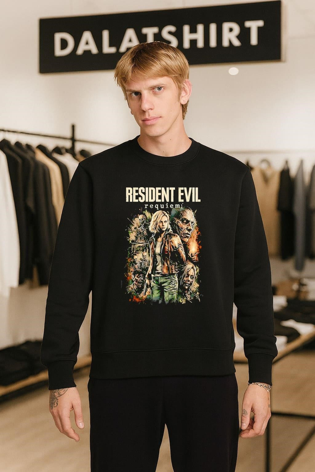 Resident Evil Requiem Zombie Character Horror shirt