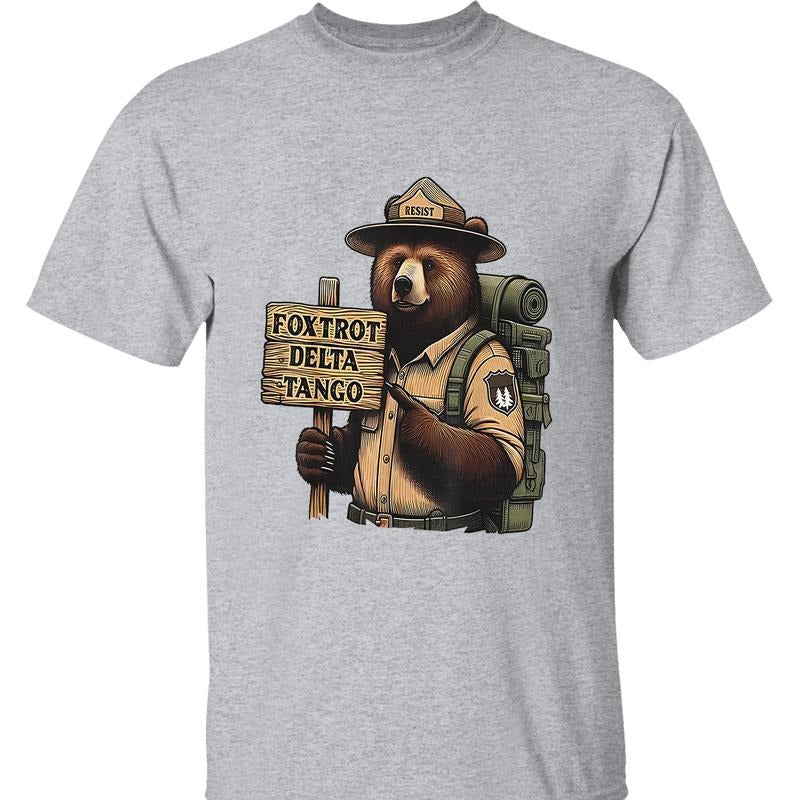 Resist Bear Graphic T-Shirt