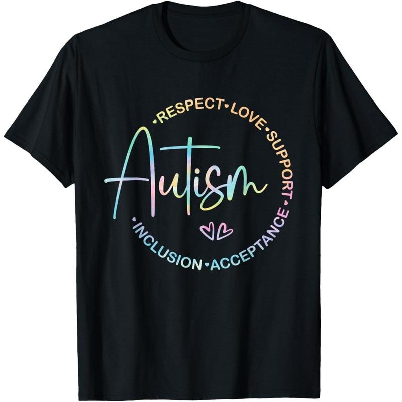 Respect Love Support Autism Awareness Month Women Men T-Shirt Hoodie, Sweatshirt | TeeBloomCo.com