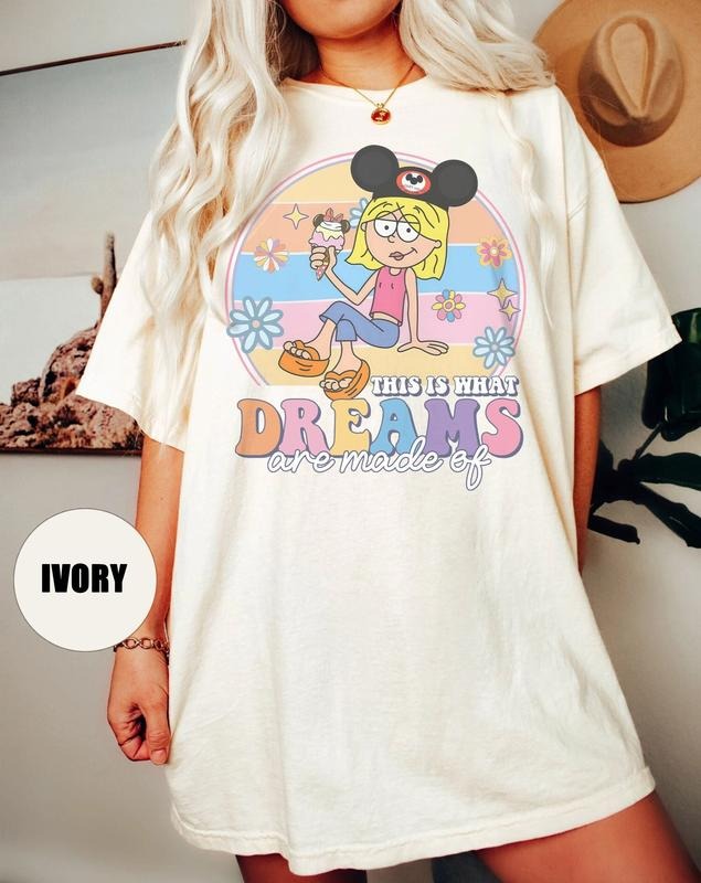 Retro 90s Lizzie Mcguire Shirt This Is What Dreams Are Made Of Tee Cute M.key Ears Lizzie Mcguire Shirt D.neyworld Shirts...