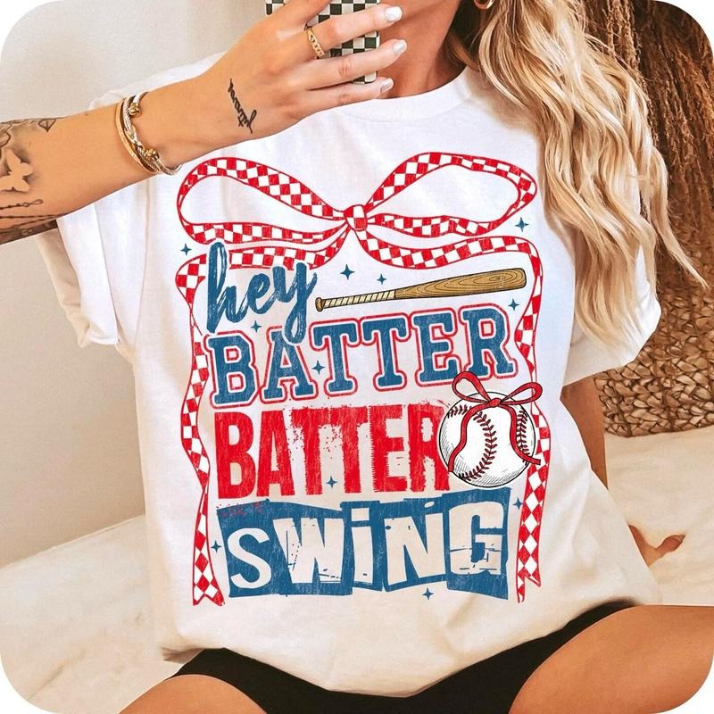 Retro Baseball Batter Batter Swing Sweatshirt, Checkered Baseball Coquette Shirt, Game Day Baseball Coquette Sweater,...