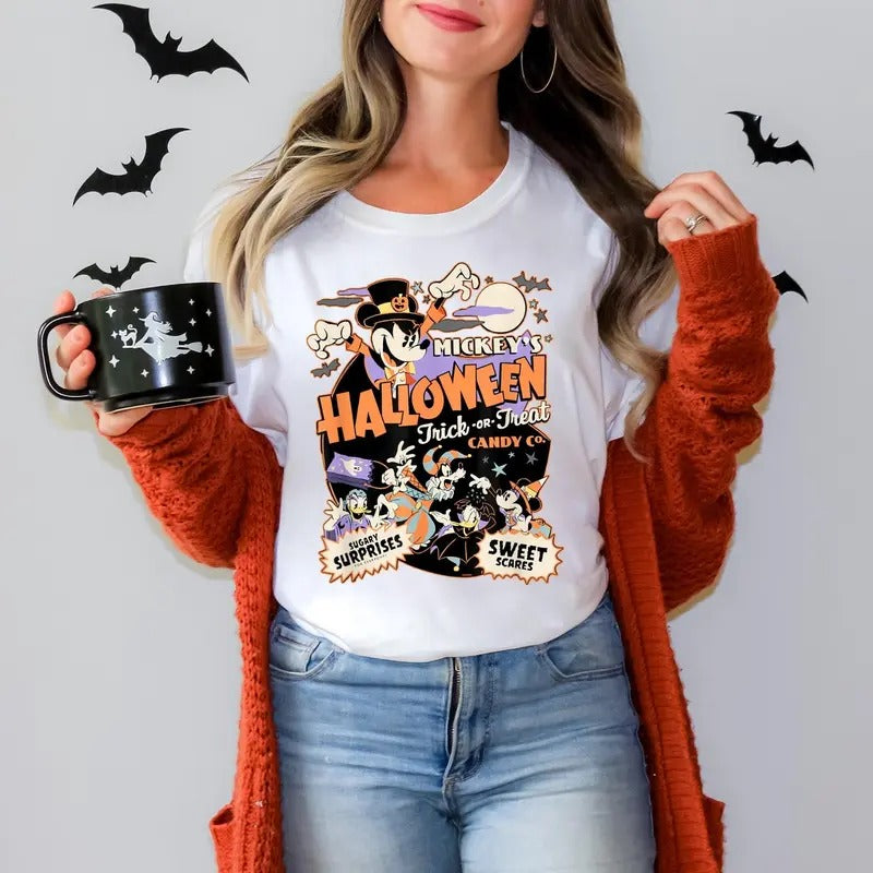 Retro Halloween Trick Or Treat Shirt, Vintage Halloween Shirt, Not So Scary Shirt Hoodie, Sweatshirt | TeeBloomCo.com