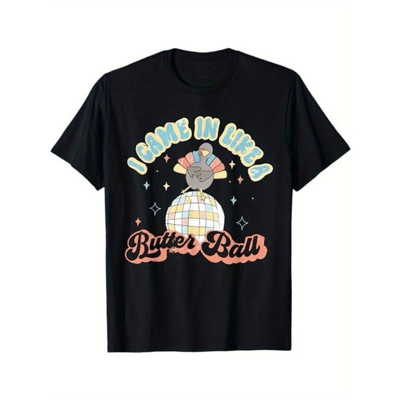 Retro I Came In Like A Butterball Funny Turkey Thanksgiving T-Shirt, Halloween Thanksgiving Christmas Gifts for Men Women...