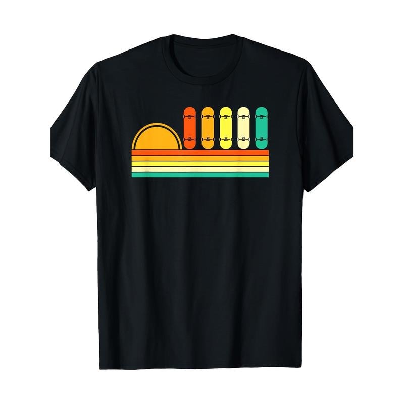 Retro Love Skateboard T-shirt 100% cotton T-shirt Made in USA Hoodie, Sweatshirt | TeeBloomCo.com