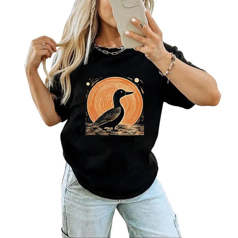 Retro Mallard Duck Hunting Apparel Cute Unisex Hoodie T-shirt Sweatshirt Hunters Cotton Womenswear | TeeBloomCo.com