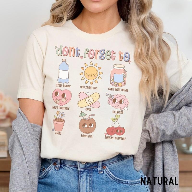Retro Mental health t-shirt, Cute anxiety shirt, Mental health matters tee Hoodie, Sweatshirt | TeeBloomCo.com