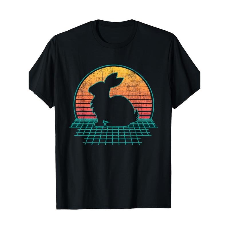 Retro Rabbit Lover - Zookeeper Bunny Breeder Veterinarian 100% Cotton T-Shirt made in usa Hoodie, Sweatshirt | TeeBloomCo.com