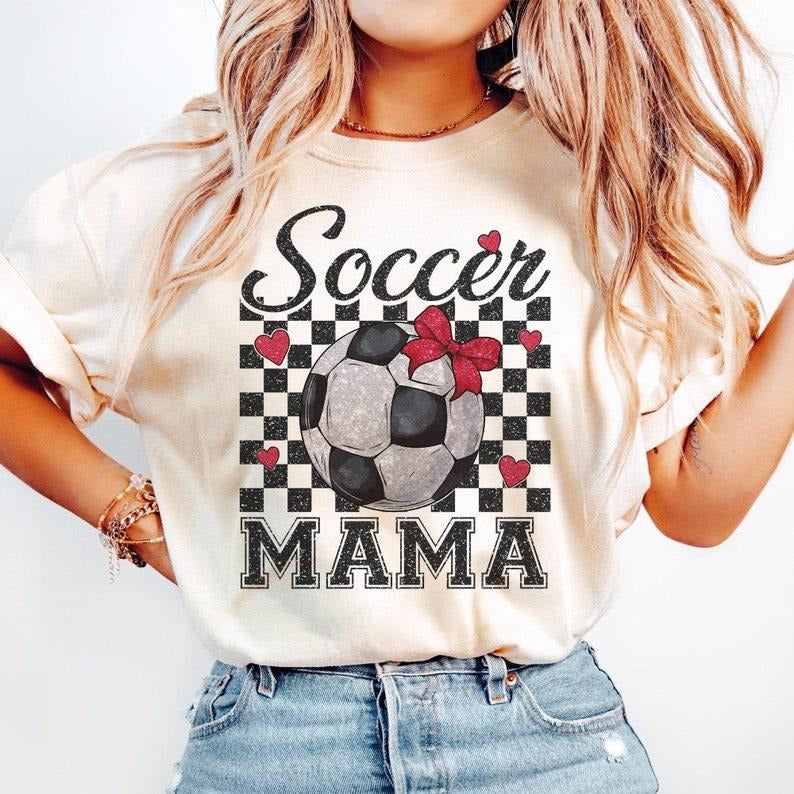 Retro Soccer Mama T-shirt, Sports, Soccer, Soccer Mom Hoodie, Sweatshirt | TeeBloomCo.com