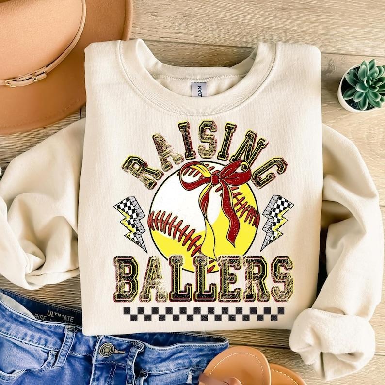 Retro Softball Baseball , Raising Ballers , Game Day Softball , Baseball Coquette Bow , Baseball Mom , Funny Baseball...