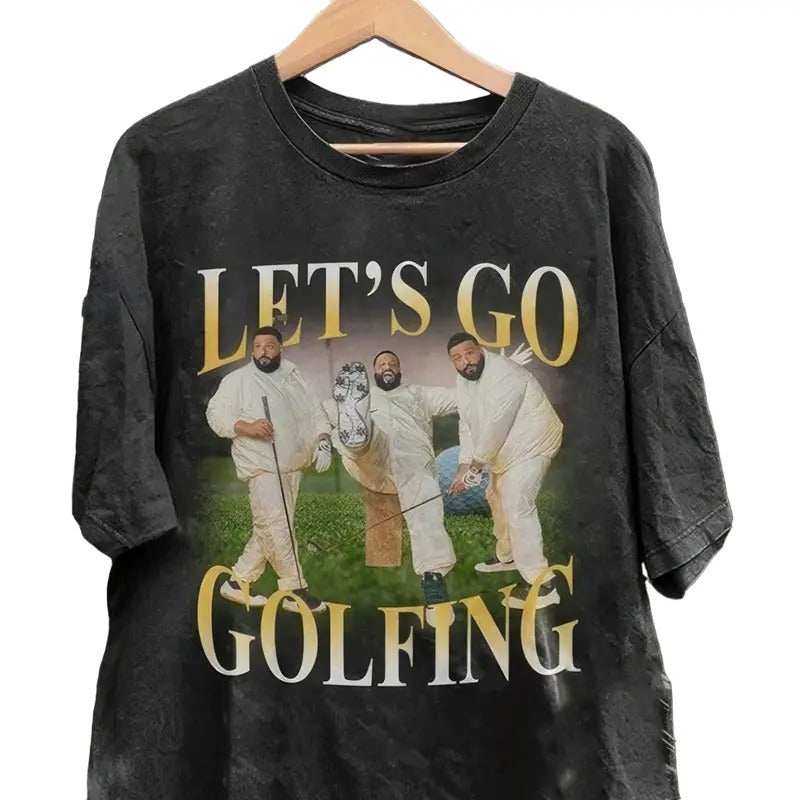 Retro Unisex TShirt Collection feat. Dj Khaled Golf Design Hoodie, Sweatshirt | TeeBloomCo.com