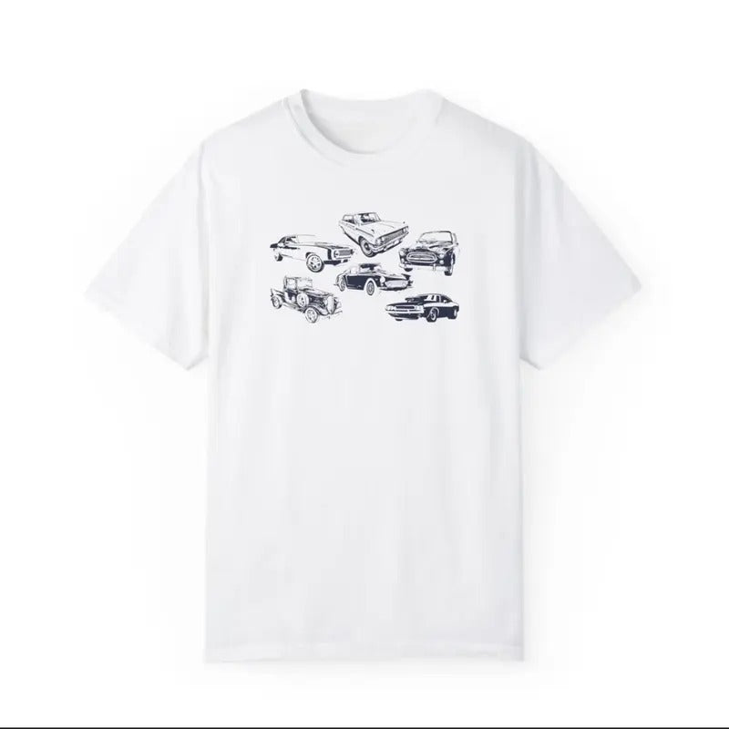Retro Vintage Graphic T-Shirt, Trendy Shirt, Vintage Auto Shirt, Old School Shirt, Vintage Car Shirt,  Mechanic Shirt-...