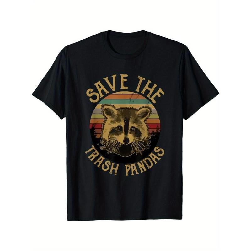 Retro Vintage Save The Trash Pandas Funny Raccoon Animal T-Shirt Made in USA Hoodie, Sweatshirt | TeeBloomCo.com