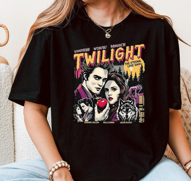 Retro Vintage Twilight T-Shirt Classic 90s Retro Perfect Gift for Him Classic 90s Retro Hoodie, Sweatshirt | TeeBloomCo.com